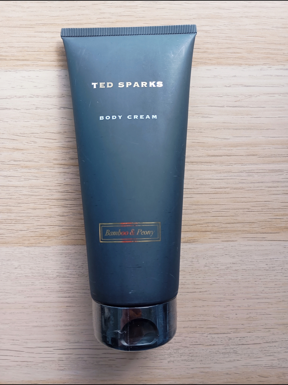 Ted Sparks Bamboo & Peony Body Cream - Charcoal Tube